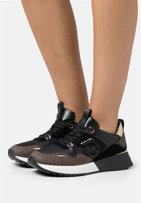 michael kors theo trainer black|Michael Kors ladies trainers sale.